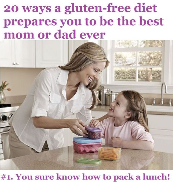mom and daughter packing lunch together gluten-free