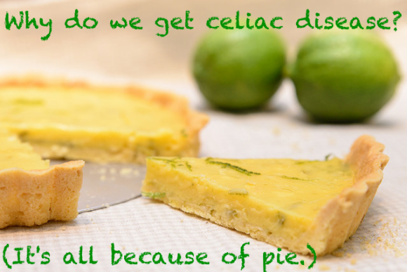Why do we get celiac disease? (It's all because of pie.)